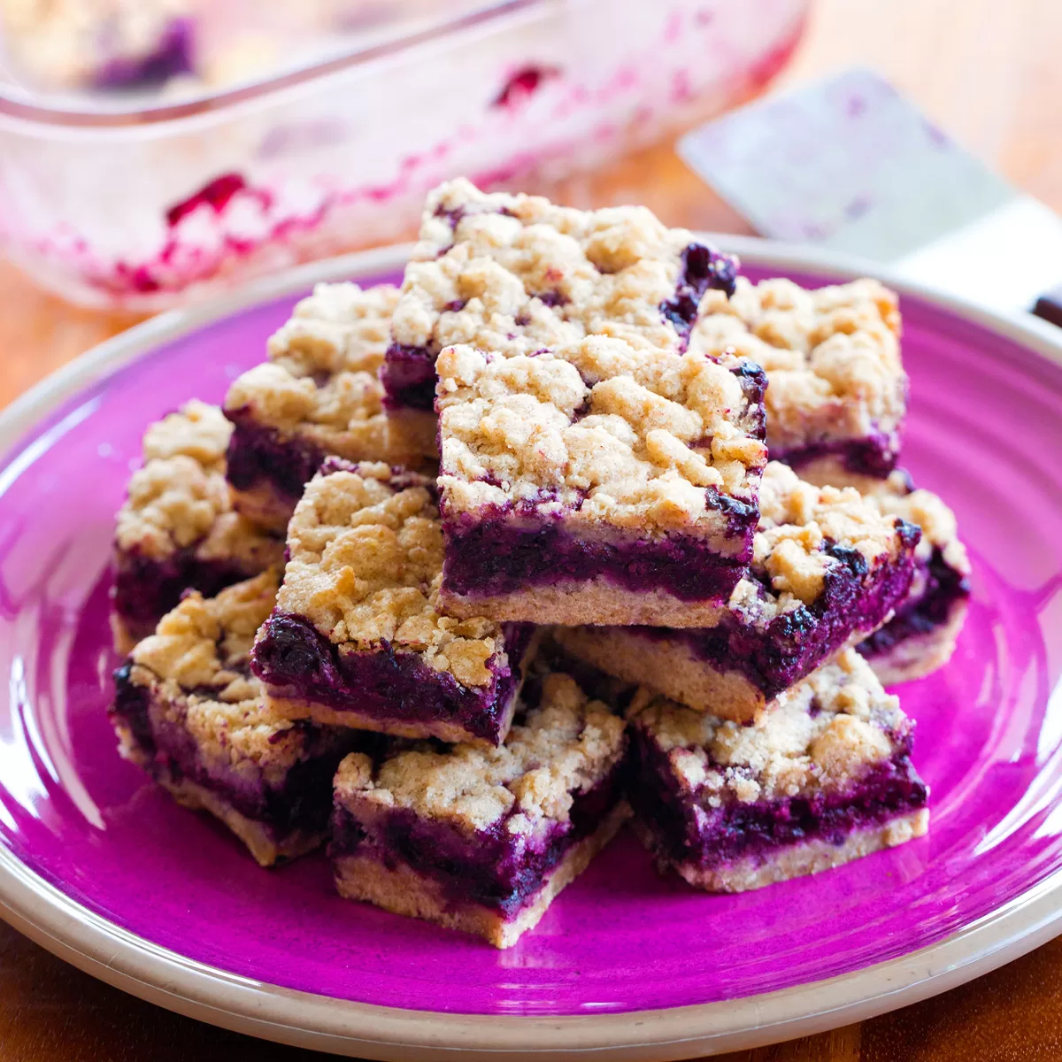 Blueberry Bars Recipe – with Crumble Topping