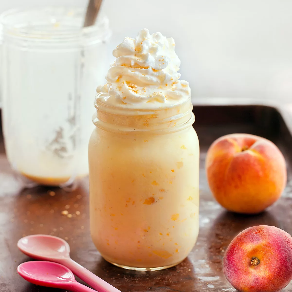 Peach Smoothie {Creamy and Healthy!} –