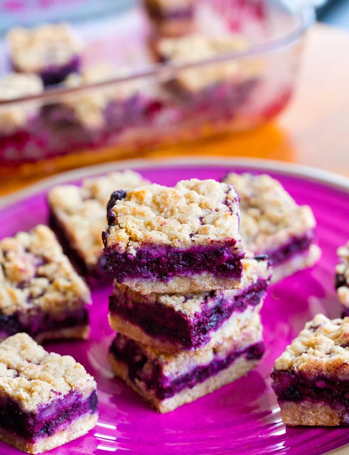 Vegan Blueberry Dessert Bars