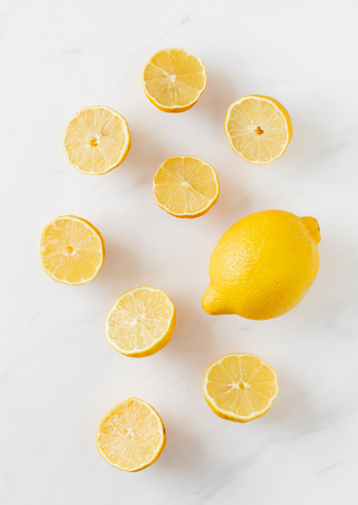 Fresh Sliced Lemons