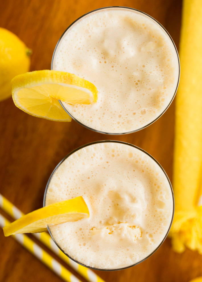 Vegan Whipped Frozen Lemonade