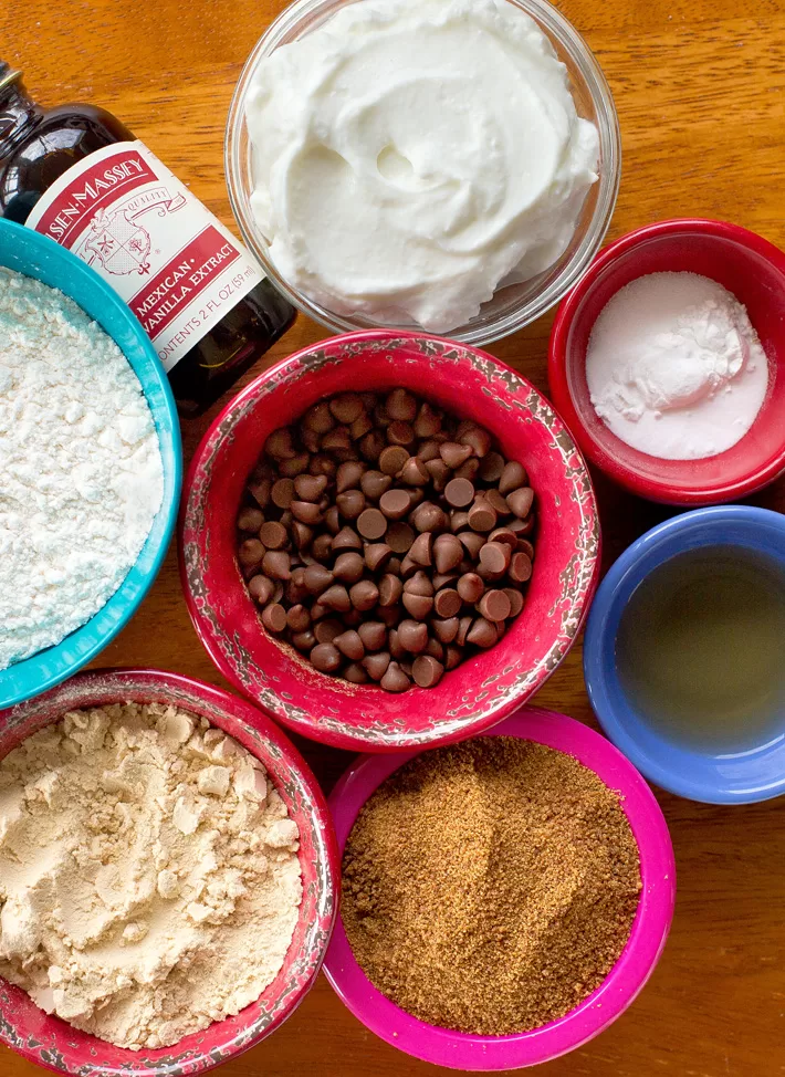 Chocolate Chip Protein Muffin Ingredients