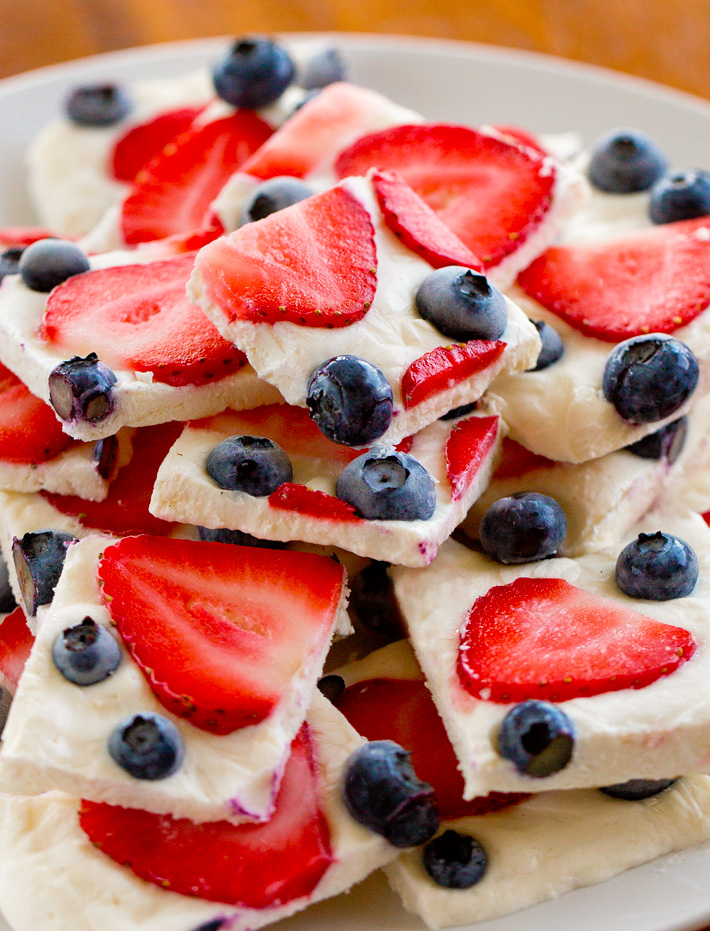 Frozen Yogurt Bark - Chocolate Covered Katie