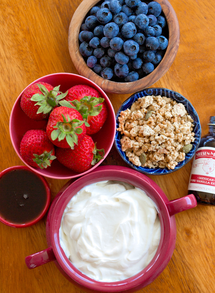 Healthy Snack Yogurt Toppings