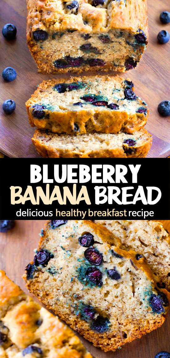 Lemon Blueberry Banana Breakfast Bread