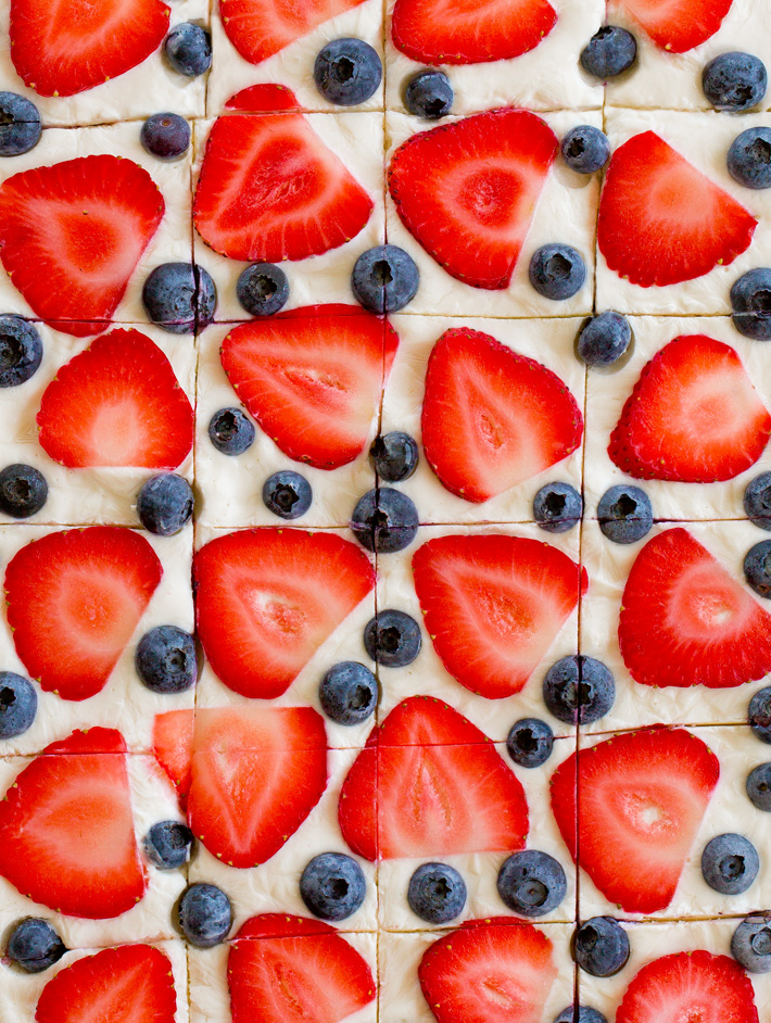 Red White Blue July Yogurt Bark