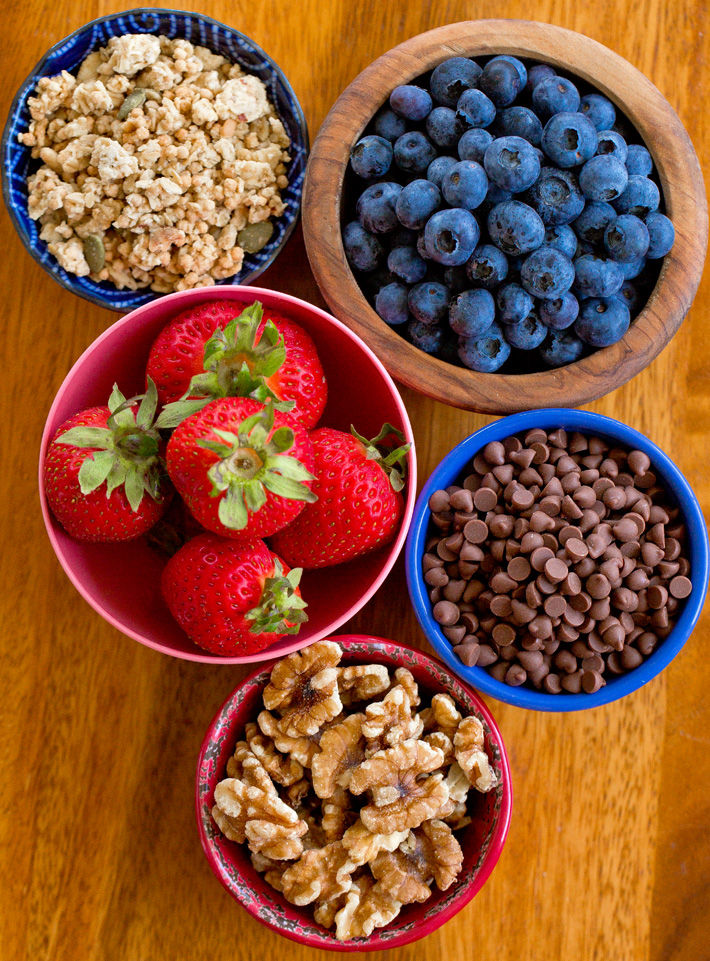 Yogurt Topping Dessert Bar