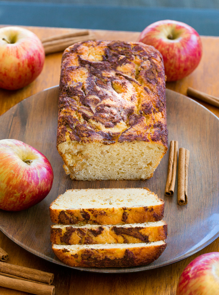 Flourless Apple Cinnamon Bread