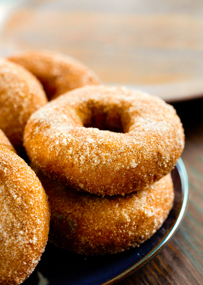 Apple Cinnamon Baked Doughnuts - Baked Apple Cider Donuts - Chocolate Covered Katie