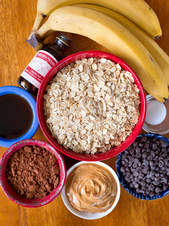 Brownie Baked Oatmeal Ingredients