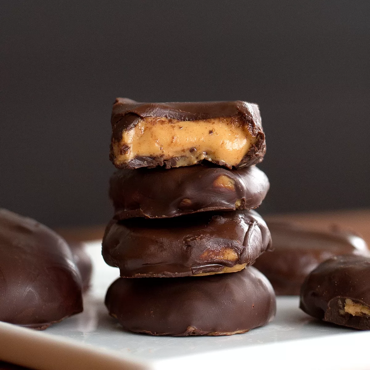 Chocolate Peanut Butter Candies – Chocolate Lined Katie