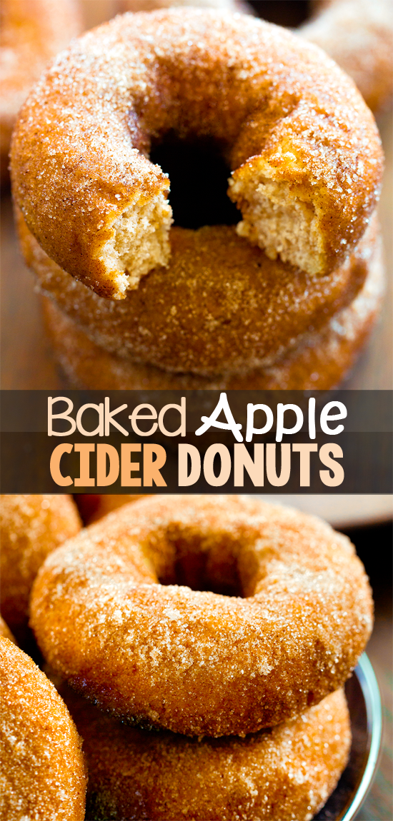 Cinnamon Maple Apple Baked Donuts