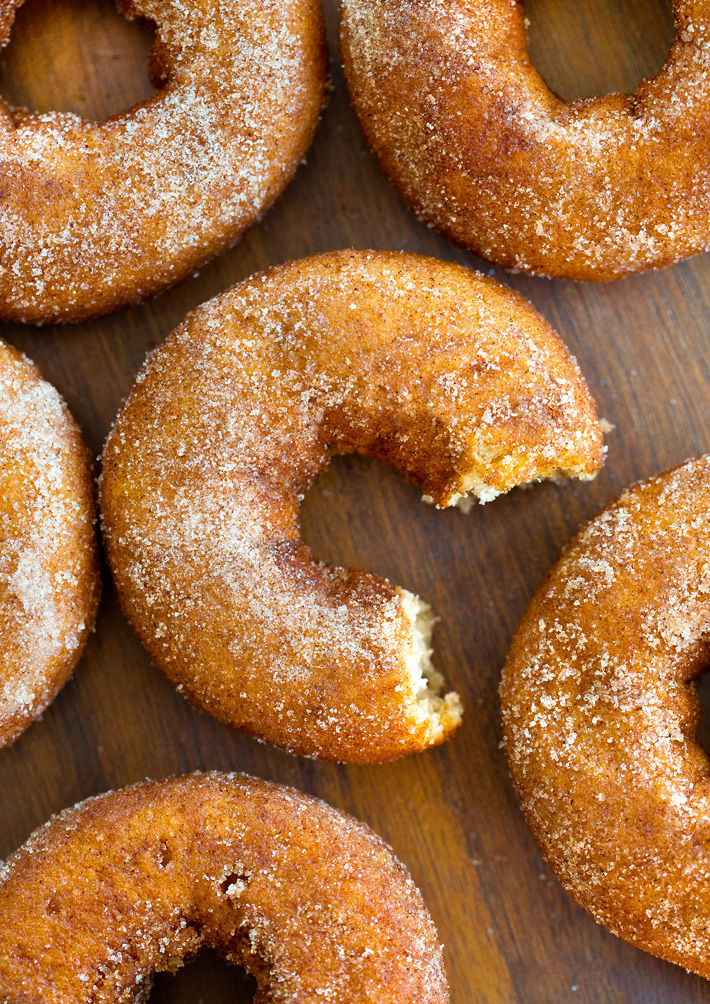 Healthy Fall Apple Donuts - Baked Apple Cider Donuts - Chocolate Covered Katie