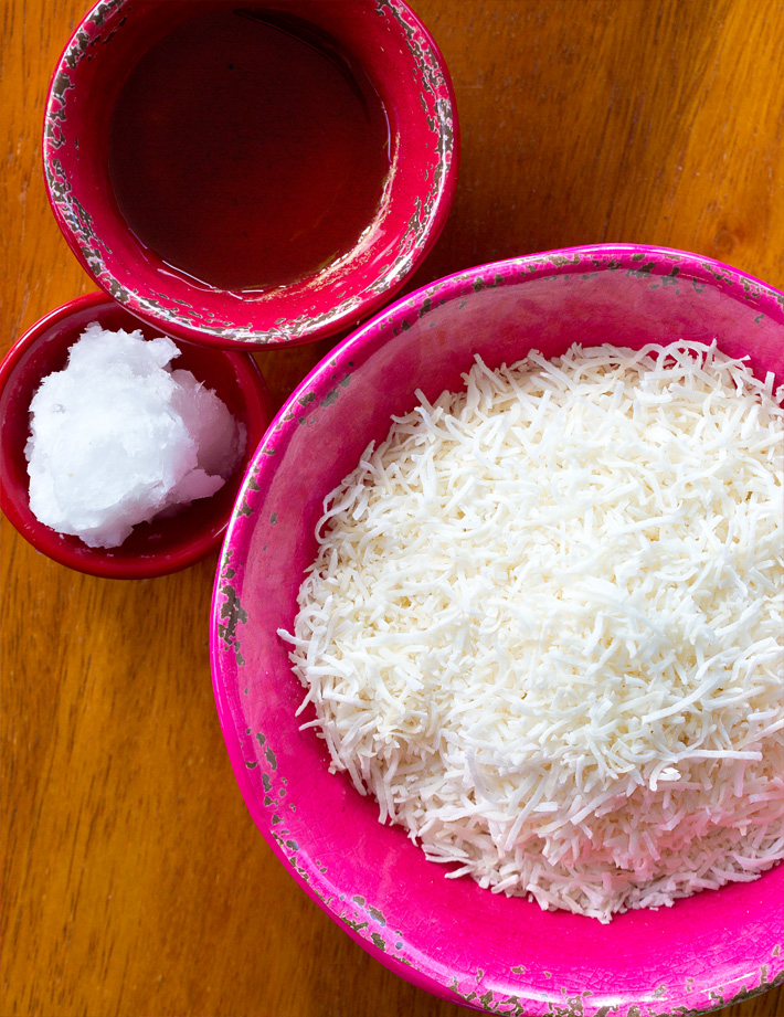 Vegan Coconut Candy Ingredients