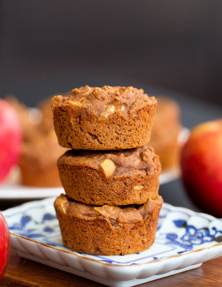 Apple Pie Protein Muffins