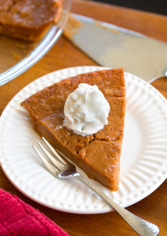 Crustless Sweet Potato Pie