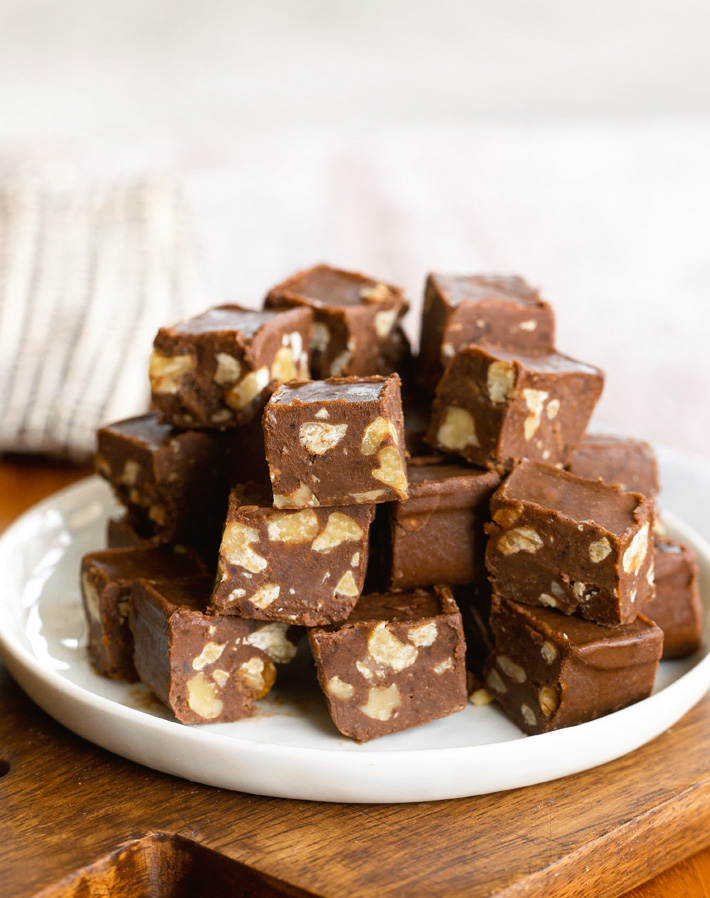 Chocolate Toasted Almond Fudge - Recipe Girl