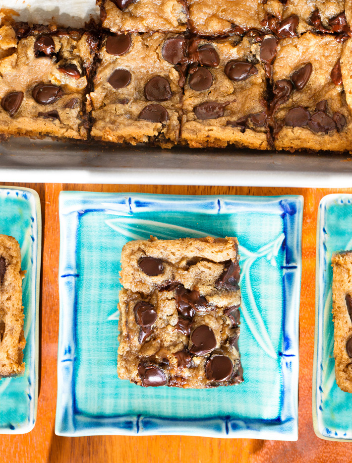 Healthy Dessert Recipe Chocolate Chip Cookie Bars