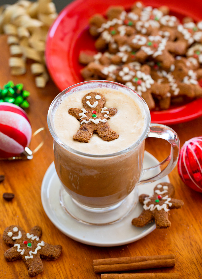 Hot Gingerbread Coffee Drink