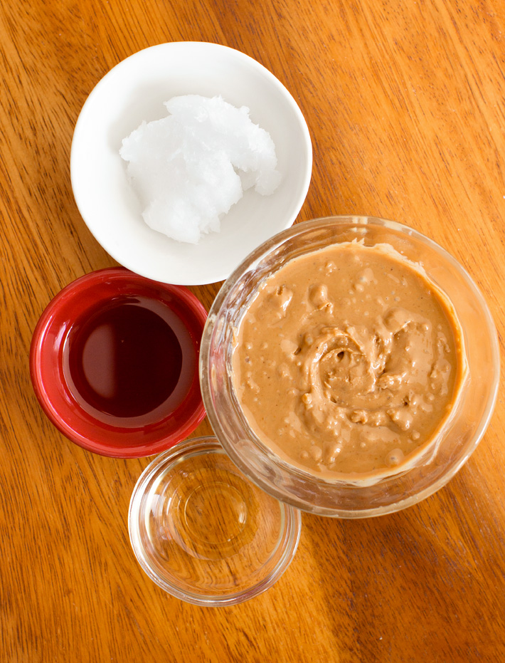 Maple Syrup Cashew Butter Snack Ingredients