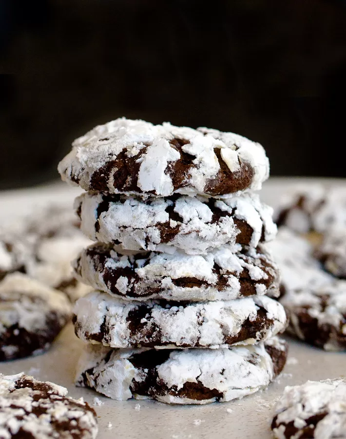 Chocolate Crinkle Cookies