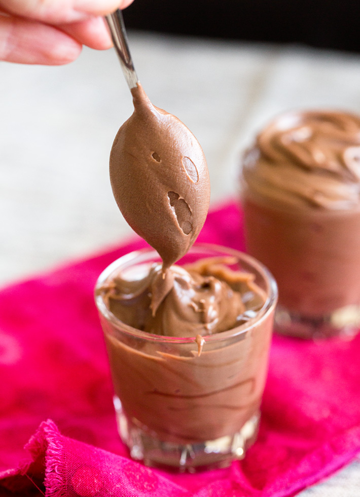 Chocolate Frosting Shot Glasses
