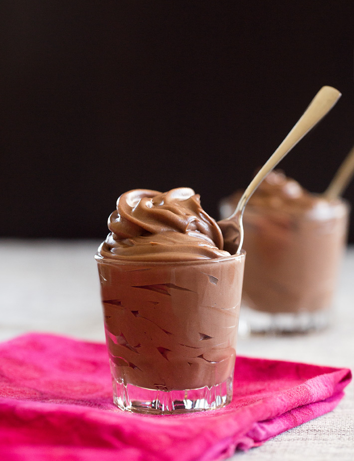 Fancy Mini Chocolate Desserts in a Glass