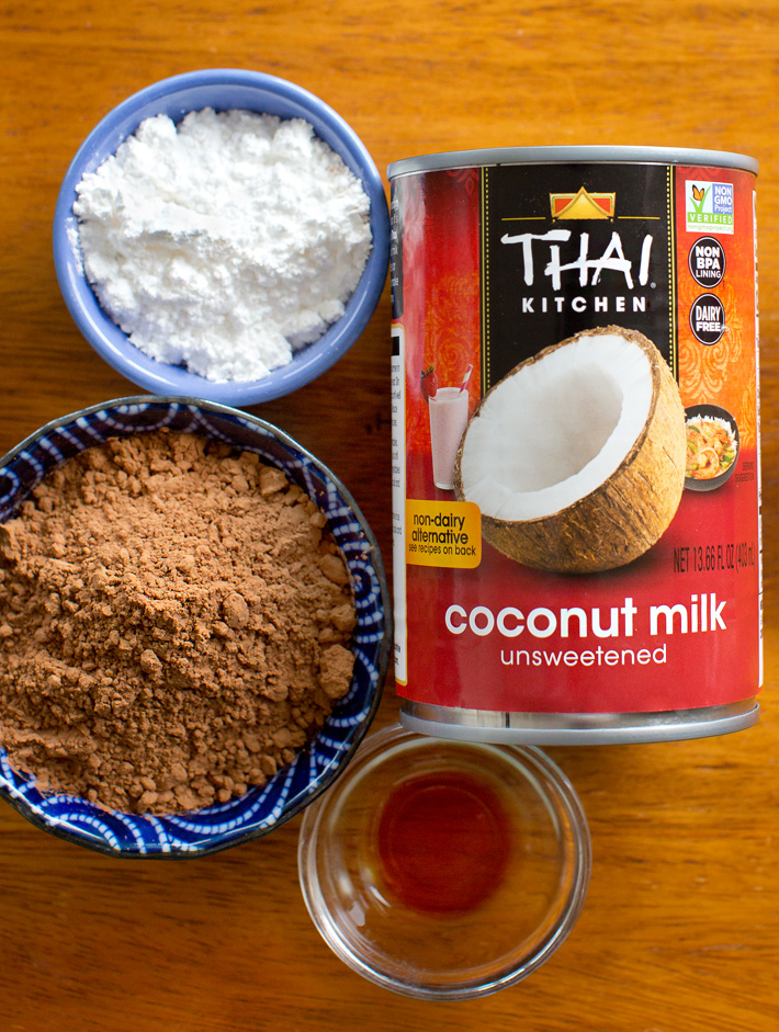 Vegan Coconut Milk Frosting Ingredients