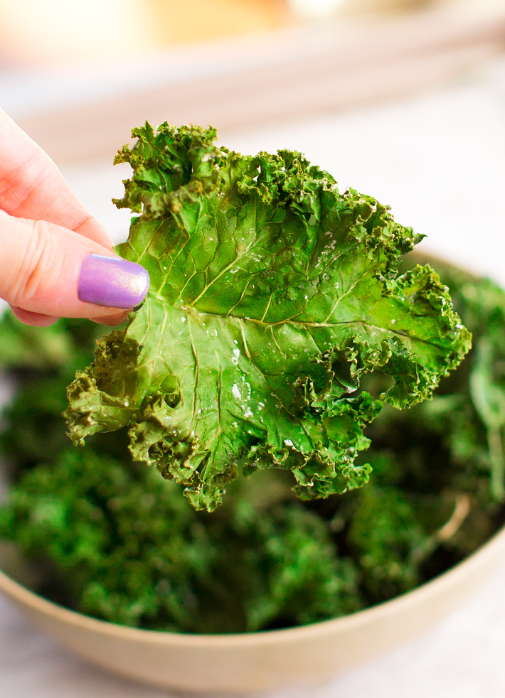 Vegan Healthy Snack Kale Chips