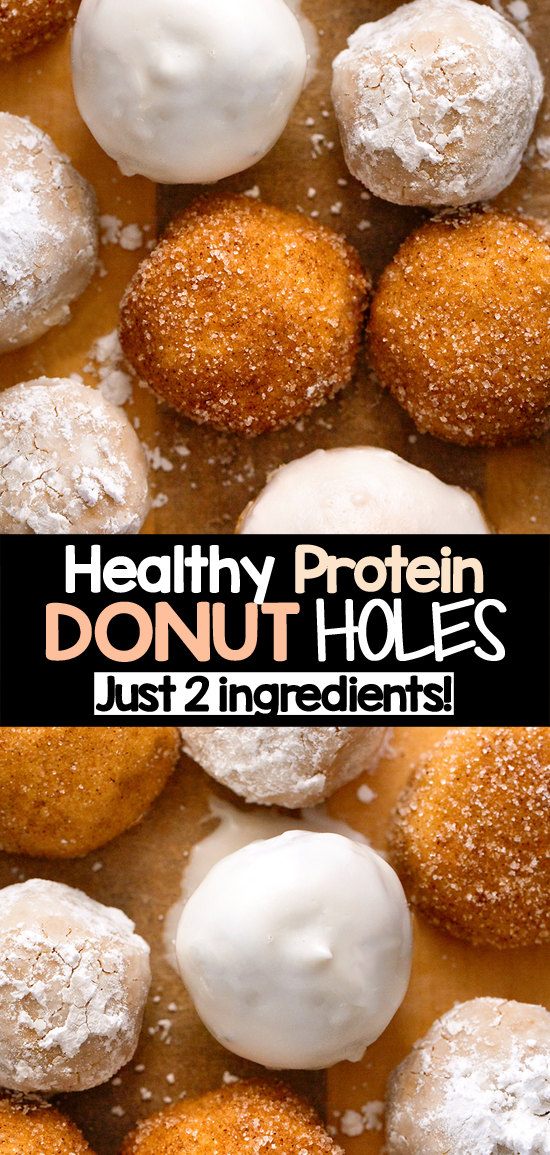 Frosted Donut Bites (Protein Powder Recipe)