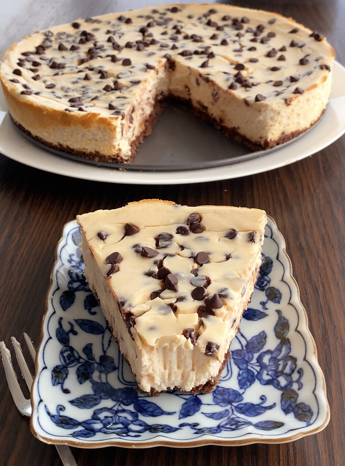 High Protein Cheesecake With Chocolate Chips