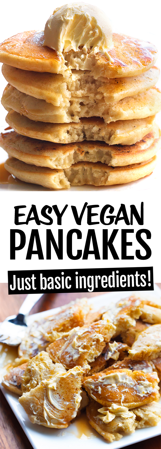 The Best Easy Fluffy Vegan Pancakes