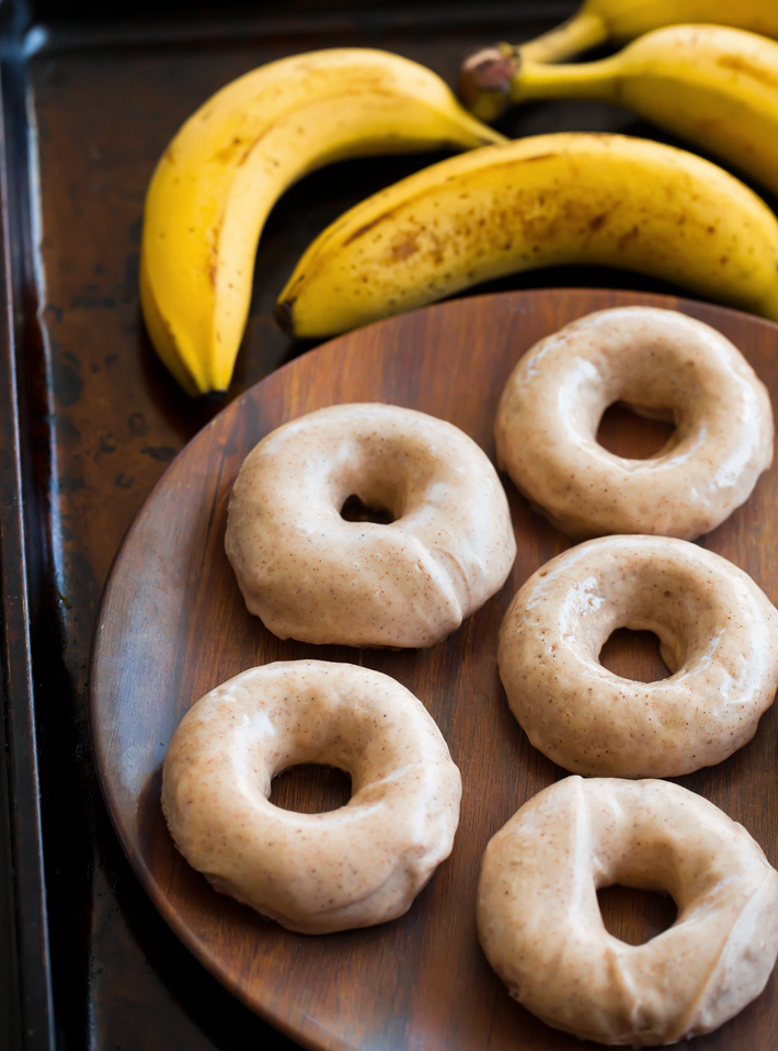Baked Banana Donuts With Browned Butter Frosting