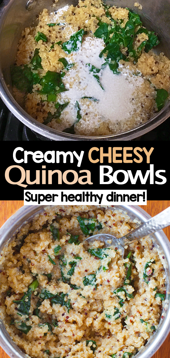 Creamy Cheesy Vegan Quinoa Recipe