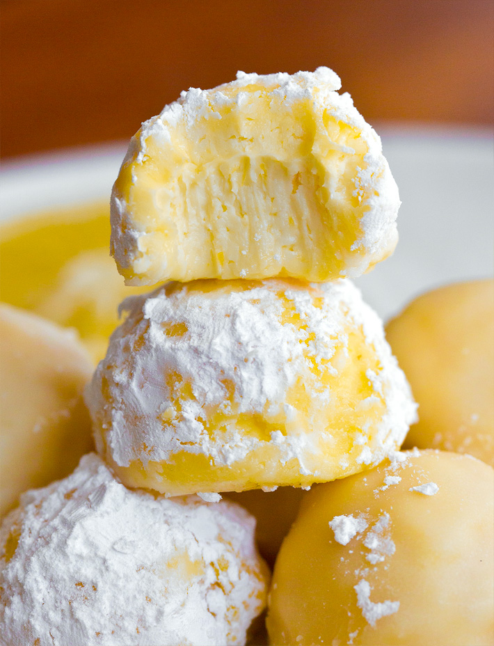 Lemon Cream Cheese Truffle Balls