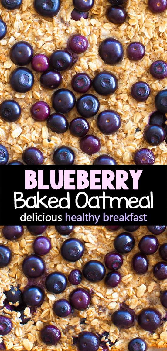 Breakfast Blueberry Baked Oats
