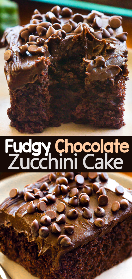 Easy Zucchini Dark Chocolate Cake