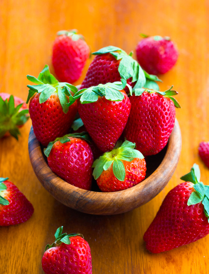 Fresh Strawberries in a Bowl