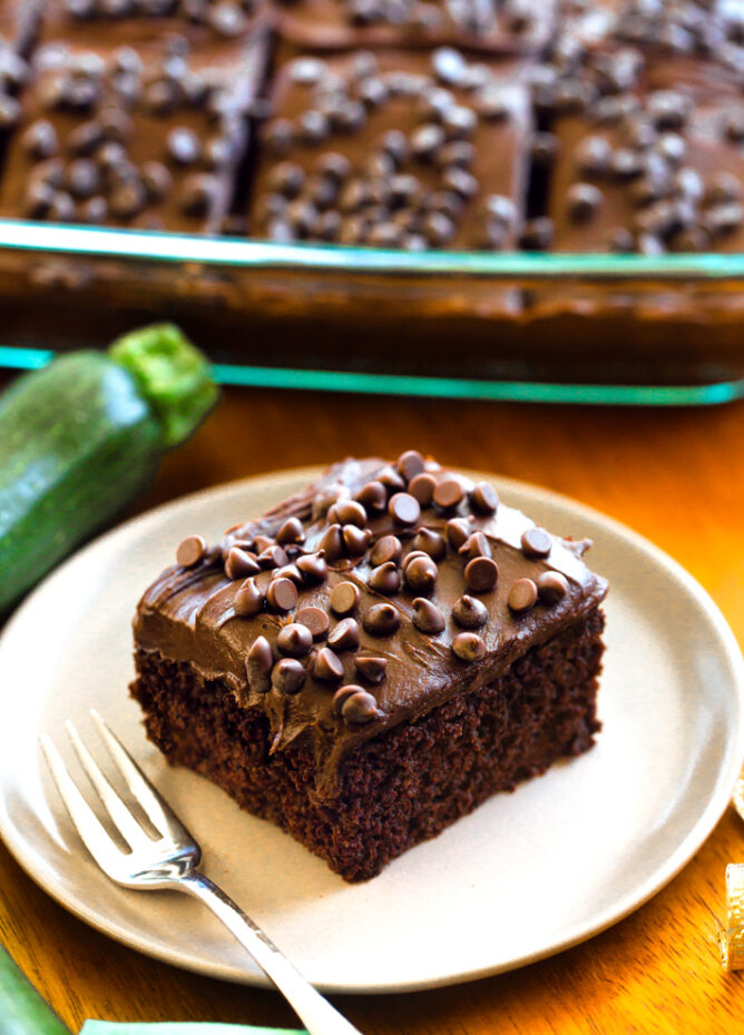 Chocolate Zucchini Cake - Chocolate Covered Katie