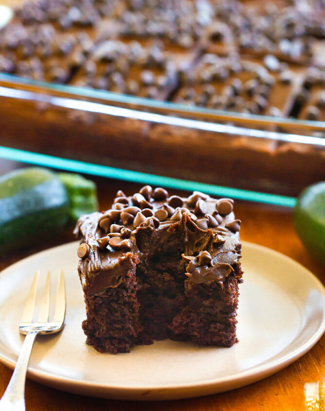 Chocolate Zucchini Cake - Chocolate Covered Katie