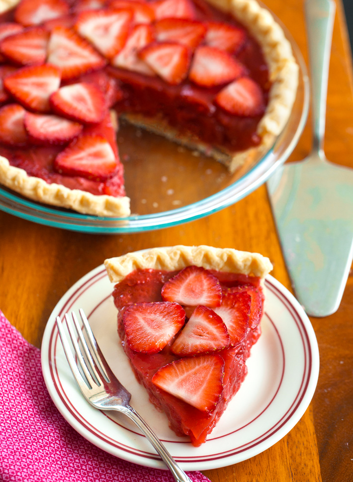 Strawberry Pie Slice (No Jell-O)