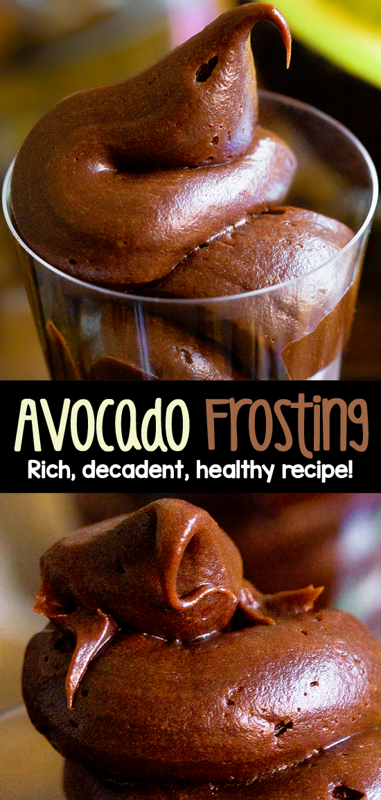 Avocado Chocolate Frosting For Cakes Or Cupcakes