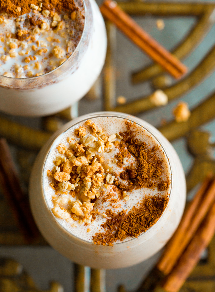 Cinnamon Toast Crunch Smoothie With Toppings