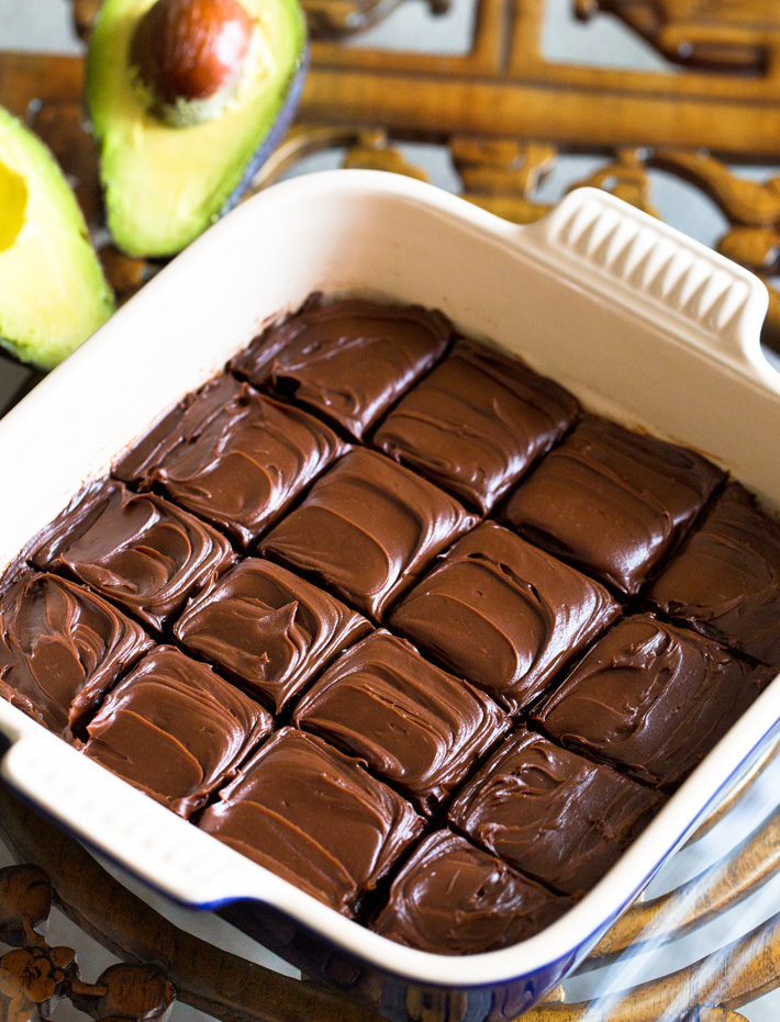 Avocado Brownies - The BEST Chocolate Fudge Brownie Recipe!