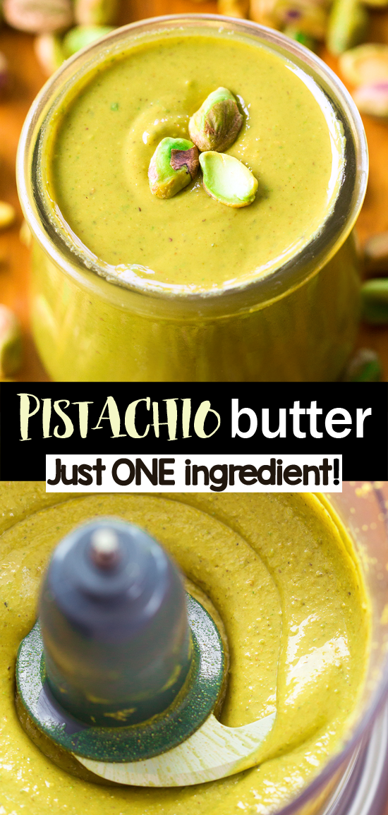 How To Make Pistachio Butter (Healthy DIY Nut Butter)