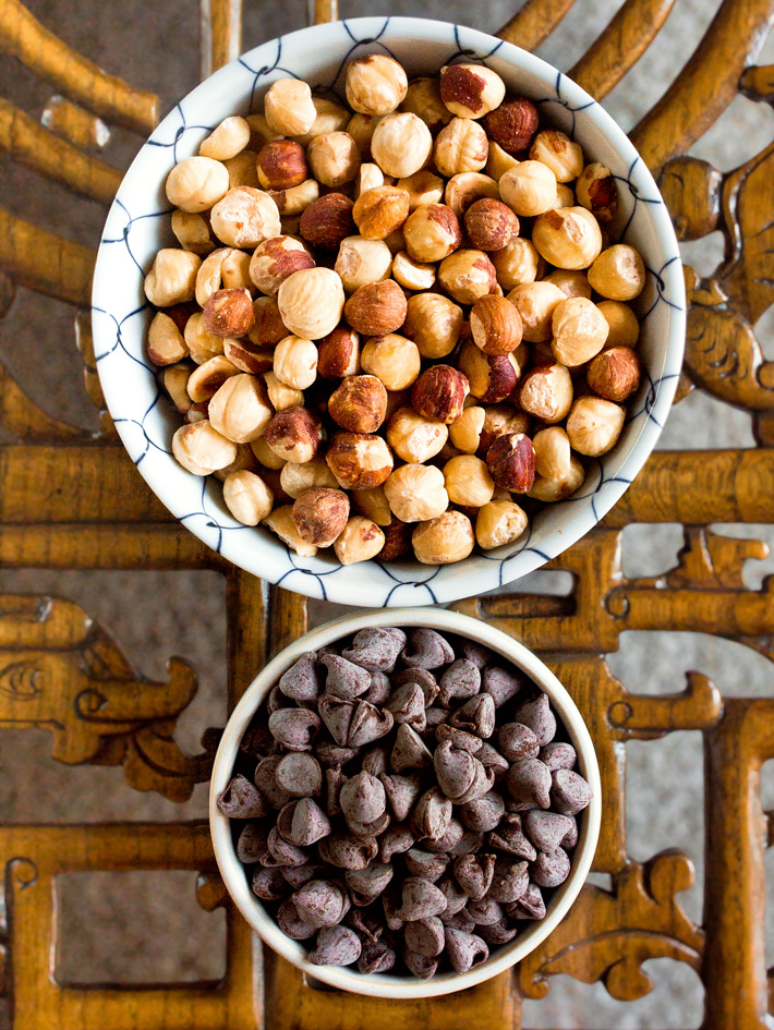 Chocolate Chips And Hazelnuts Ingredients