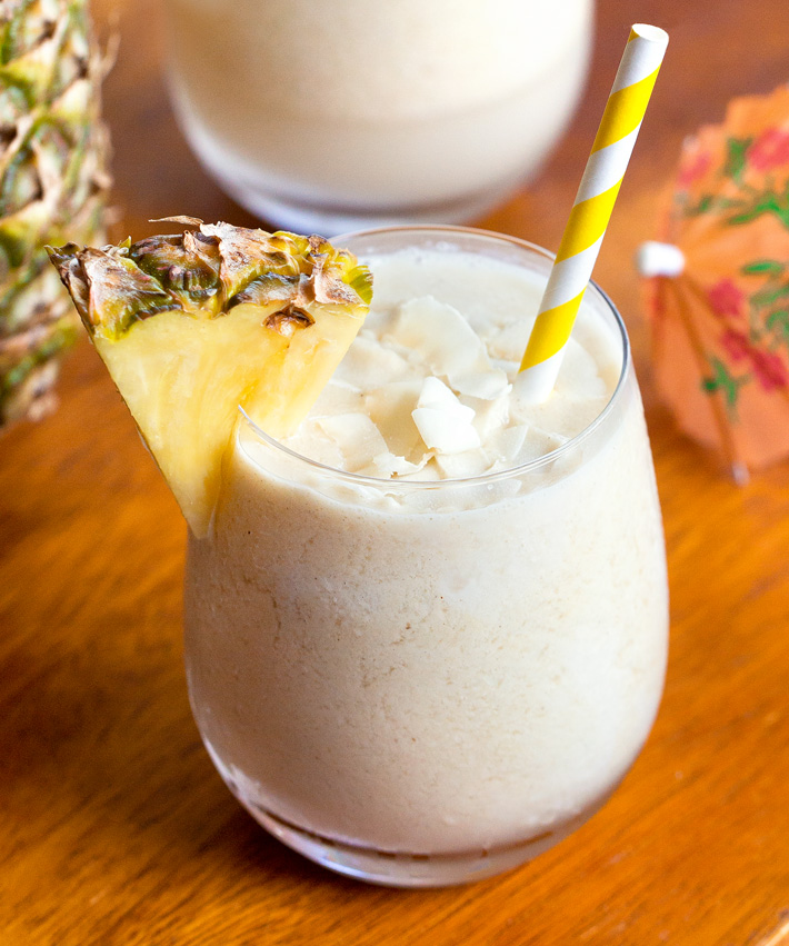 Pina Colada Smoothie Pineapple Milkshake