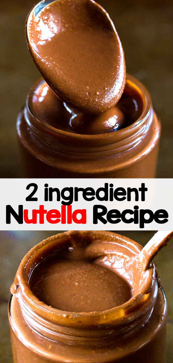 Almost Instant Chocolate Hazelnut Nutella Recipe