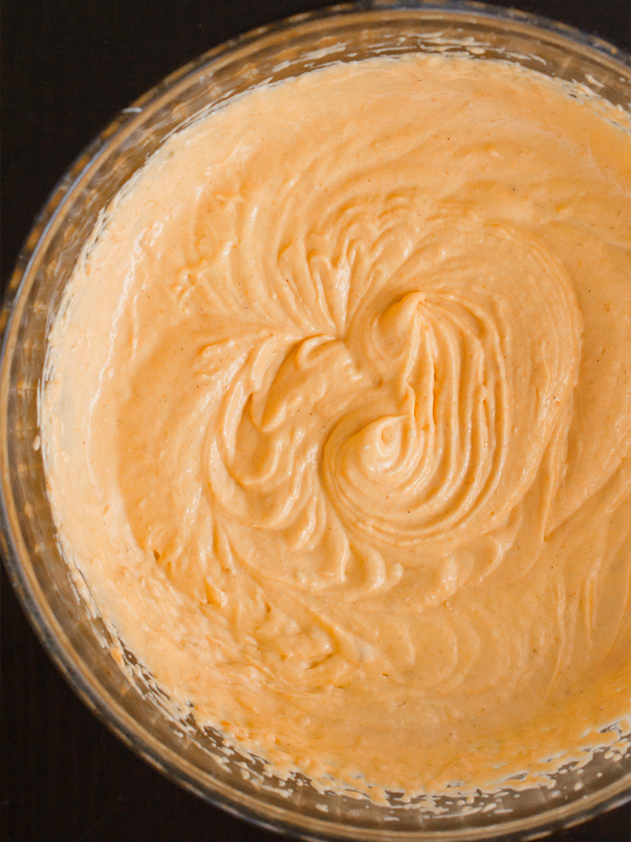 Bowl of Pumpkin Coconut Milk Mousse