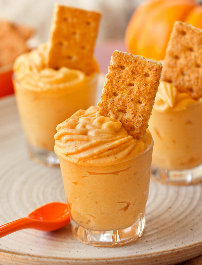 Fluffy Whipped Pumpkin Mousse